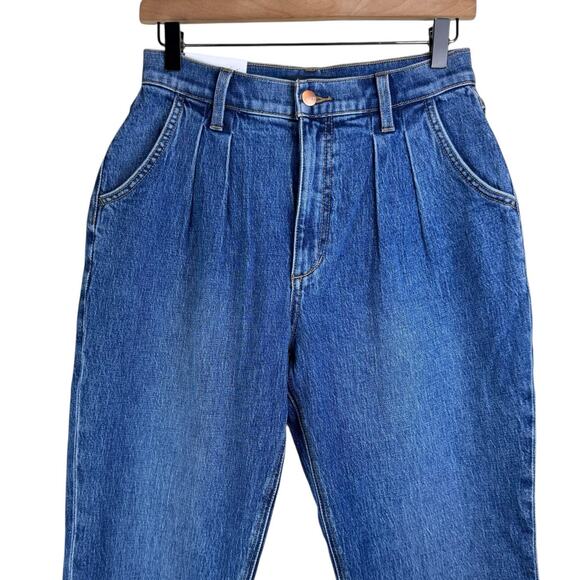 Joe’s Jeans NWT The Peggy Jean Medium Wash Pleated Vintage Straight Jeans - Picture 3 of 9